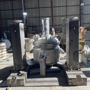 Tanque de mezcla de acero inoxidable con calefacción Tanque agitado Reactor 500 l Máquina de pegamento de fusión en caliente Máquina de fabricación Spc - Product Image 5