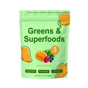 OEM Súper Ventas: Polvo de Superalimentos Verdes Diarios, Suplemento de Superalimentos en Polvo para Apoyo Inmunológico y Energético, Salud Intestinal, 5 Sobres - Product Image 1
