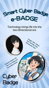 新しいホット高解像度ダイナミック復元バッジコスプレ精密電子バッジカスタム写真付き - Product Image 3