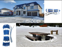Système de déneigement chauffant pour allée extérieure 240V, câbles chauffants, tapis chauffants électriques, tapis chauffants extérieurs