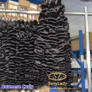 Grosir kualitas tinggi tidak diproses rambut manusia mentah tunggal Donor kain ganda bundel keriting <span class=keywords><strong>Afro</strong></span> <span class=keywords><strong>Kinky</strong></span> untuk pesta - Product Image 6