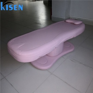 KISEN Custom Luxury Professional Cosmetic Beauty Facial Lash Treatment Salon Chair 3 Motor <b>Electric</b> Massage <b>Table</b> Beauty Bed - Product Image 3