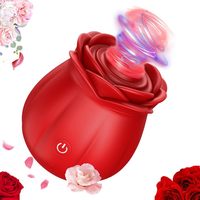 202 Nouveaux Jouets Rose à Succion, 10 Vitesses, Vibrateurs de Point G à Succion, Vibrateurs Clitoridiens Rose, Jouets pour Femmes, Masseurs Rose