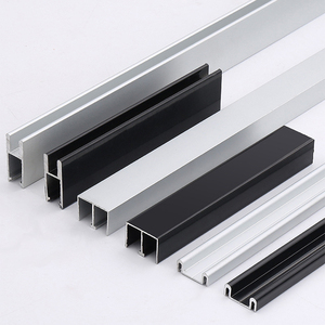 Im Lặng Trượt Cửa Bài Nhạc Và Con Lăn Hiển Thị Tủ 5Mm 8Mm Kính Trượt Cửa Theo Dõi Phần Cứng Kit Cho Đồ Nội Thất Tủ - Product Image 1