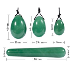 Varita de masaje Vaginal para mujer, bola mágica de cristal, Ben Wa, bolas de taladro, juego de huevos de Yoni de cuarzo rosa, Kegel ejercitador - Product Image 6