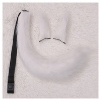 Renard oreille pinces à cheveux queue ensemble accessoires de poils d'animaux Cosplay accessoires Kit assorti
