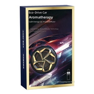 Creative Light-Sensitive Solar-Powered Rotating Smart <strong>Car</strong> Perfume <strong>Diffuser</strong> Ceramic Center Console Solid Fragrance Ornament - Product Image 5