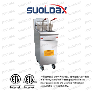 ETL phê duyệt suoldax nhà hàng thương mại 25L gas <span class=keywords><strong>Fryer</strong></span> chất béo, khoai tây chiên sâu <span class=keywords><strong>Fryer</strong></span> máy (HFRF-120B) - Product Image 1