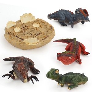 Figurine de <span class=keywords><strong>dinosaure</strong></span> à faire éclore sur plateforme, modèle de <span class=keywords><strong>dinosaure</strong></span> cub de simulation <span class=keywords><strong>Giganotosaurus</strong></span> Therizinosaurus Dilophosaurus, <span class=keywords><strong>jouet</strong></span> très populaire - Product Image 4