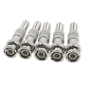 High Quality Factory Male RG59 RG6 Coaxial BNC PIN <b>Connector</b> Plug CCTV <b>Quick</b> Screw BNC <b>Connector</b> - Product Image 6