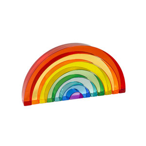 Bloques <span class=keywords><strong>de</strong></span> Construcción <span class=keywords><strong>de</strong></span> Acrílico Transparente con Efecto Arcoíris, Juguetes <span class=keywords><strong>de</strong></span> Rompecabezas para Niños, Bloques <span class=keywords><strong>de</strong></span> Construcción <span class=keywords><strong>de</strong></span> Luz y Sombra, Material Didáctico para Niños - Product Image 1