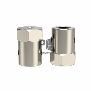 D12 L18 3-6mm Carbon Steel Hexagonal Couplings 12mm Tires Connector Adapter L18mm DIY RC Car Shaft Coupler <strong>Parts</strong> - Product Image 3