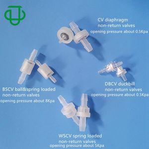 जू छोटे 3/32 इंच करने के लिए 3/8 इंच डायाफ्राम कांटेदार प्लास्टिक एक ही रास्ता गैर वापसी की जाँच वाल्व - Product Image 5