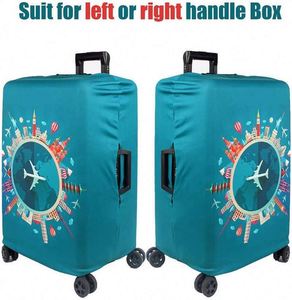 BSCI Factory 2023 Hot Sale Extendable case Cover Beauty Fashion Luggage Cover <b>Plastic</b> <b>Suitcase</b> - Product Image 2
