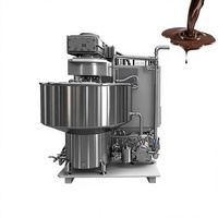 Machine à broyer les chocolats en billes LST 20L, petite taille, en acier inoxydable SS304, raffineur de chocolat de laboratoire pour pâte de beurre de noix