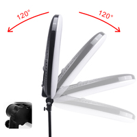 Anneau lumineux LED pour la photographie et la vidéo, accessoires pour appareil photo, éclairage complet en couleur, 18 pouces