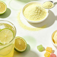 Limoenpoeder, gesproeid gedroogd natuurlijk limoensappoeder, wateroplosbaar voor dranken en bakkerijproducten