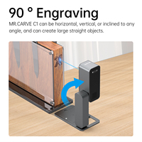 Machine de gravure laser Daja C1 nouvelle et améliorée, graveur laser portable à mise au point automatique pour graver de grands objets