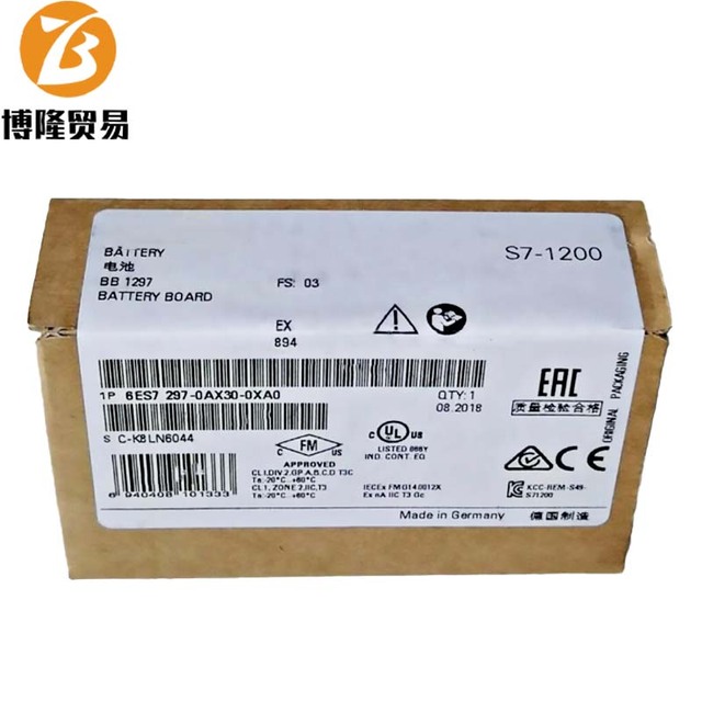 SIMATIC S7-1200 6ES7297-0AX30-0XA0 Battery Board Brand New Original Spot Plc Programming Controller