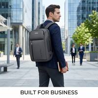 Mochila para Portátil de Microfibra y Cuero Sintético con Múltiples Compartimentos, Bolsa de Negocios para Oficina, Trabajo, Hombres y Mujeres, Venta al Por Mayor