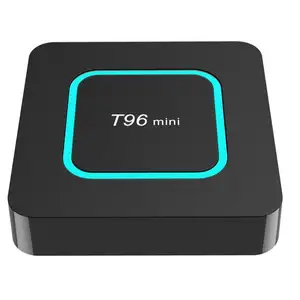 Acquista ATV BOX T96mini H313 telecomando vocale sarà gratis un anno EVD T V ip TV pacchetto Smart TV Box 2.4G + 5GHZ Wifi