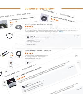 40g 2000mhz Cat8 패치 케이블 Rj45 실드 커넥터 네트워크 컴퓨터 통신 케이블 - Product Image 6