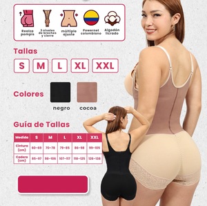 Faja Moldeadora Elegante, Levanta Glúteos, Powernet Colombiano, Compresión Extra, Tanga <span class=keywords><strong>con</strong></span> Cierre de Gancho, Varillas, Tirantes Ajustables - Product Image 4