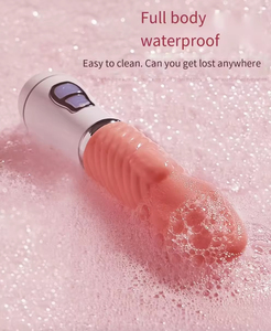 Wholesale Mini Waterproof USB Rechargeable Pink Silicone ABS Female Masturbator Sex Toys Tongue <b>Vibrator</b> Licking Kegel Ball - Product Image 6