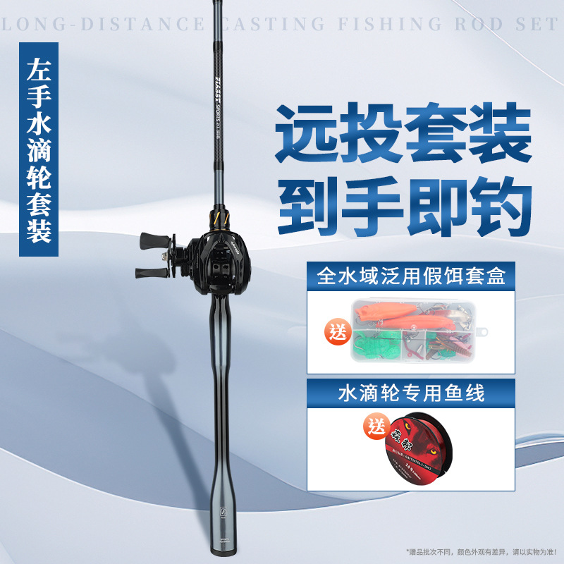 Gun grip with left-hand teardrop wheel set