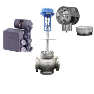 Válvula de Bola de Acero Inoxidable 304, Válvula de Control Emerson 3582 3528i Fisher 3582/3528i/4211, Posicionador de Válvula IP66/NEMA4X 4-20mA Inteligente - Product Image 1