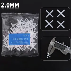 1.0/2.0/3.0/4.0mm plastic tile spacers tile level spacers tile leveling system