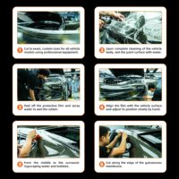 Película Protectora de Pintura de Grado Profesional Más Vendida, 9.5mil TPU, Auto Reparable, Impermeable, Antiarañazos, Garantía de 10 Años