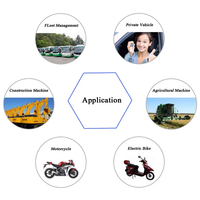 Super mini traqueur GPS suivi en temps réel GPS Rastreador Chip Motorcycle Tile GPS Tracker Device
