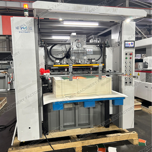 Machine de découpe automatique à plat W-970 pour boîtes à gobelets en <span class=keywords><strong>carton</strong></span>, de rouleau à feuille, pour ventilateurs de gobelets en papier - Product Image 6