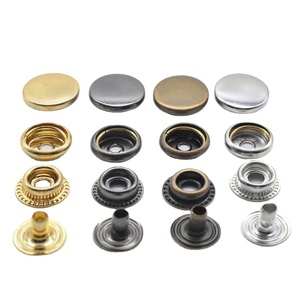 Phong cách mới tùy chỉnh thực hiện đồng kim loại mùa xuân Snap nút cho xuống áo khoác - Product Image 1