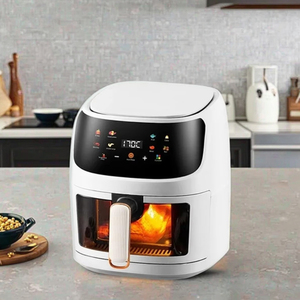 Grande 8L intelligente aria elettrica friggitrice moderna nuovo olio-Free multifunzionale quadrato Cook macchina di plastica per la casa di auto - Product Image 1