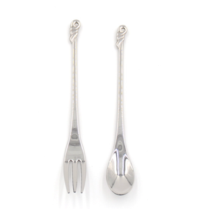 DFO03 Cubertería de Acero Inoxidable de Alta Calidad, Cuchara Creativa con Mango de Concha para Pastel, Miel y Postre, Cuchara para Café, Tenedor para Ostras - Product Image 5