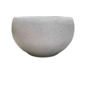 Grands pots en céramique en fibre de verre pour plantes réelles - Product Image 2