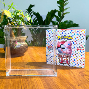 TCG personnalisé haute classe Pokemon grande boîte de rappel en acrylique japonais vitrine Logo personnalisé pour Pokomon étoile brillante résistant aux UV - Product Image 4