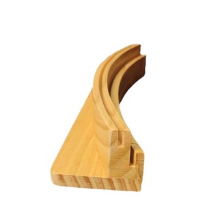Wooden Playing Card <b>Holder</b> <b>Bow</b> Shaped 2 Layer 33x6.5x1 Cm Pine Material For Card Display And Storage - Product Image 5