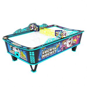 Table de jeu de hockey aérien commerciale avec système de cartes, machine d'arcade, marqueur numérique, équipement de divertissement compétitif - Product Image 4