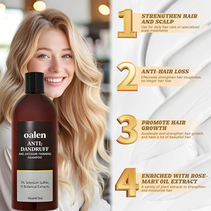 Shampoo Antiforfora al <span class=keywords><strong>Solfuro</strong></span> <span class=keywords><strong>di</strong></span> <span class=keywords><strong>Selenio</strong></span> 1% a Marchio Privato con 11 Estratti Botanici per il Controllo della Caduta dei Capelli e il Trattamento del Cuoio Capelluto Pruriginoso - Product Image 2