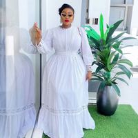 Robe longue élégante pour femmes africaines grandes tailles