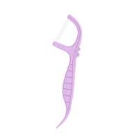 Fil dentaire haute résistance avec cure-dents, saveur menthe originale, double fil, bâtonnet biodégradable en nylon, fournitures de nettoyage buccal pour la maison et les voyages