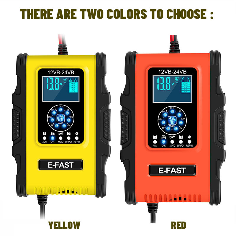 Revolbat TK-500 12V/12A 24V/6A自動車用スマート充電器全自動リン酸 