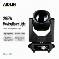 Projecteur à faisceau mobile 295W DMX512, double prisme, 13 couleurs, Gobo, pour mariage, fête, discothèque, concert