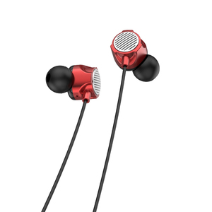 Auriculares internos rojos JD040 con micrófono de 1,2 m de longitud para uso telefónico - Product Image 3