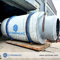 Séchoir Rotatif Triple Pass CORINMAC de Haute Qualité, Neuf, pour Sable et Mortier, Capacité 1-50t/h, Source de Chaleur Multi-carburant, Facile à Utiliser