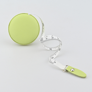 Qiao-ruban à <span class=keywords><strong>mesurer</strong></span> rond en cuir PU, mini-mètre de 1.5m, logo personnalisable, règles de mesure pour cadeau, usine chinoise - Product Image 4