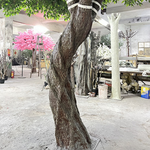 Arbre artificiel en ficus vert en plastique de grande taille LUYI de 10 pieds de haut, arbre de banian pour la décoration de jardin, de mariage et d'intérieur/extérieur - Product Image 4
